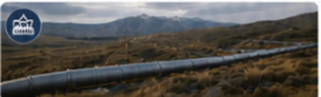 Illustrative remote pipeline inspection route